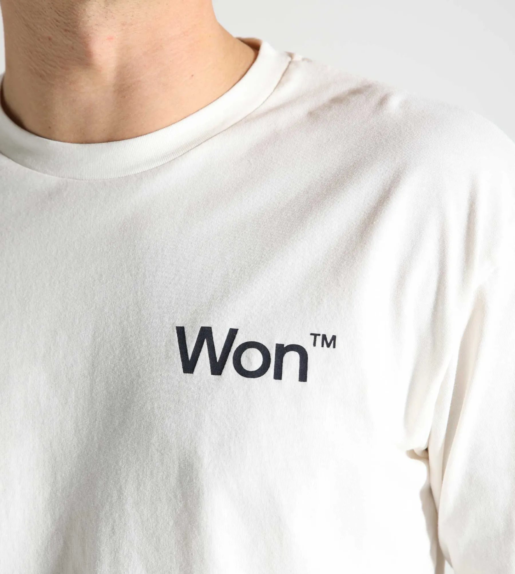 Won Hundred The Staff Tee Longsleeve M White