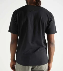 Wood Wood Ace AA Chest Print T-shirt GOTS 1031 Charcoal